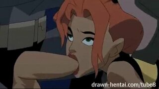 Batima және Ғажайып әйел fodem әйел-ястреб-перепелятник