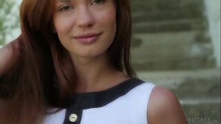 Krāšņs Eiropas teen Carolizi muļķoties āra