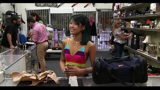 Nude dilettante is getting shlong