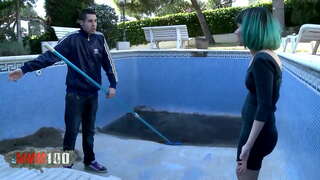 Emo teen le green falt deep fucked agus cum air aghaidh